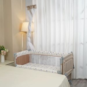 Baby Playpen With Changing Station And Overhead Toys