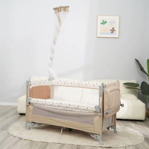 Baby Playpen With Changing Station And Overhead Toys